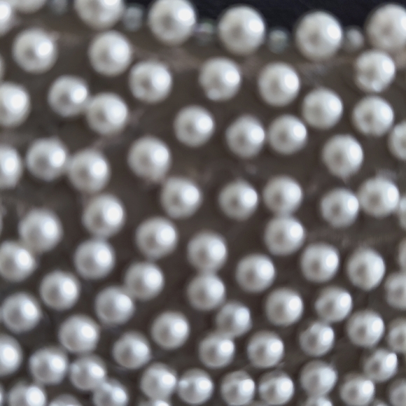 ♥️♥️Unique,extraordinary by Riazee Boutique Beaded "Pearls"Top  Size 6 - Picture 9 of 11